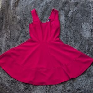 Vibrant Pink Sleeveless Dress